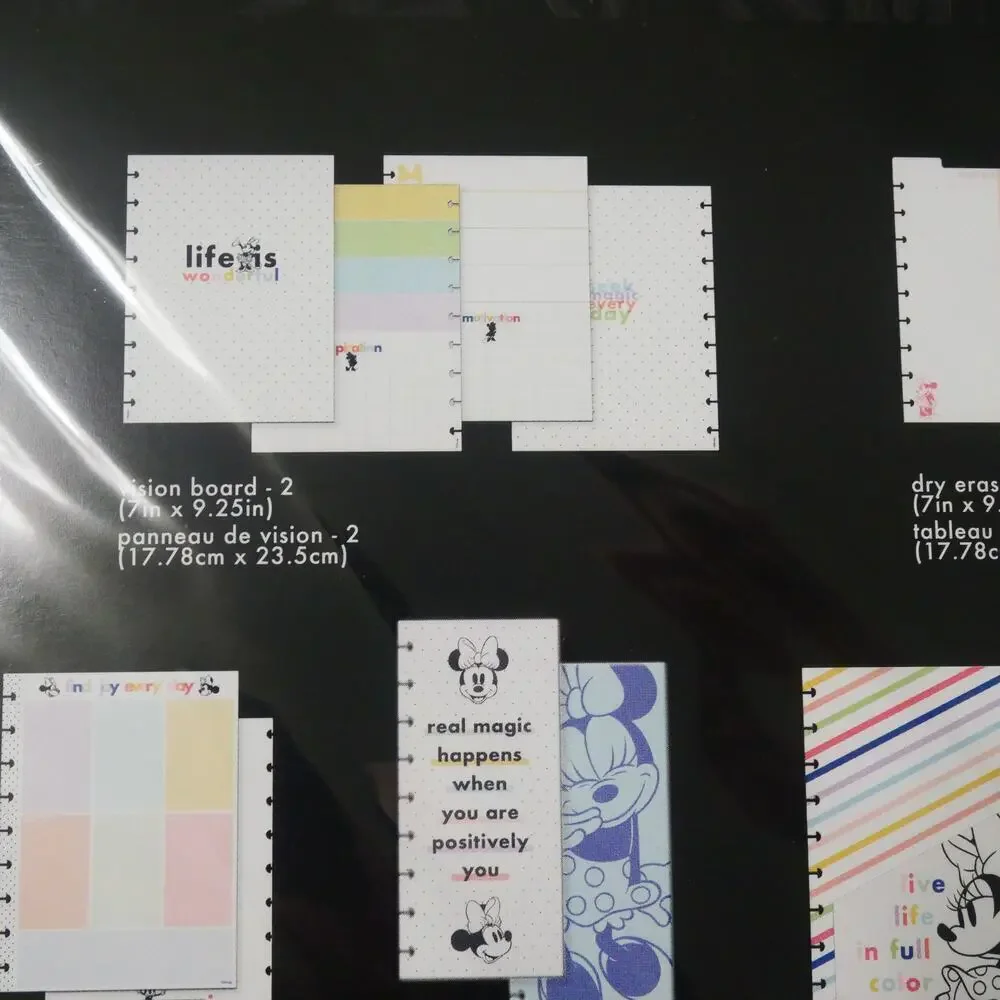 NEW Happy Planner Disney Minnie Mouse Classic Planner Companion Folders Papers